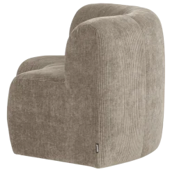 Woood Mojo Base Eetbank Halfronde Hoek Rugleuning Rib D.Zand [FSC]
