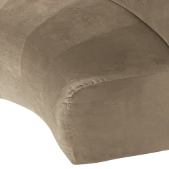 Woood Mojo Base Eetbank Halfronde Hoek Rug Velvet Khaki [FSC]