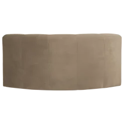 Woood Mojo Base Eetbank Halfronde Hoek Rug Velvet Khaki [FSC]