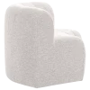 Woood Mojo Base Eetbank Halfronde Hoek Rug Boucle Ecru [FSC]