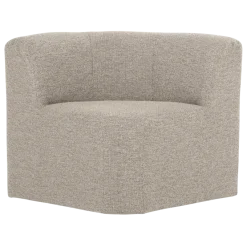 Woood Mojo Base Eetbank Hoek Met Rugleuning Boucle Beige [FSC]