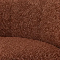 Woood Mojo Base Eetbank Hoek Met Rugleuning Boucle Roestbruin[Fsc]