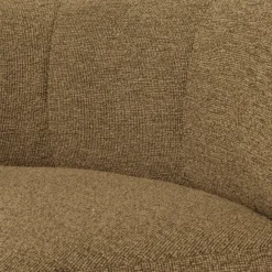 Woood Mojo Base Eetbank Hoek Met Rugleuning Boucle Geel/Bruin[Fsc]