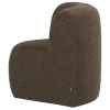 Woood Mojo Base Eetbank Hoek Met Rugleuning Boucle Bruin [FSC]