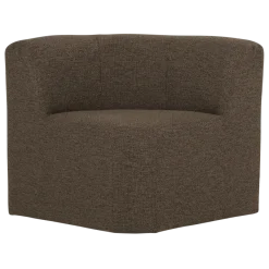 Woood Mojo Base Eetbank Hoek Met Rugleuning Boucle Bruin [FSC]
