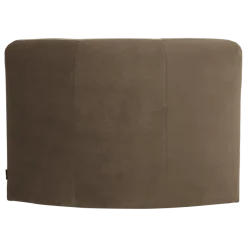 Woood Mojo Base Eetbank Hoek Rugleuning Velvet Taupe [FSC]