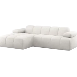 Woood Mojo Chaise Longue Bank Links Wollig Ecru