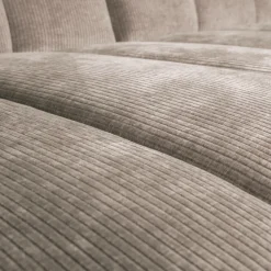 Woood Mojo chaise longue bank links ribstof donkerzand