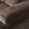 Woood Mojo chaise longue bank rechts ribstof bruin