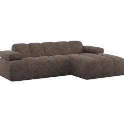 Woood Mojo Chaise Longue Bank Rechts Wollig Bruin