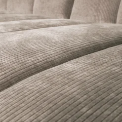 Woood Mojo chaise longue bank rechts ribstof donkerzand