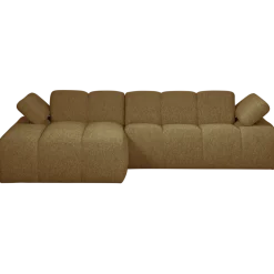 Woood MOJO chaise longue links boucle geel/bruin melange