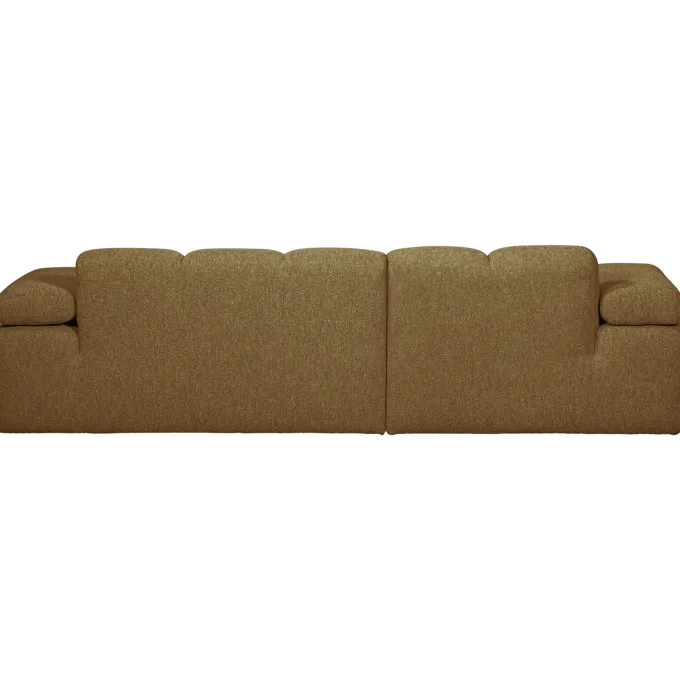 Woood MOJO chaise longue links boucle geel/bruin melange