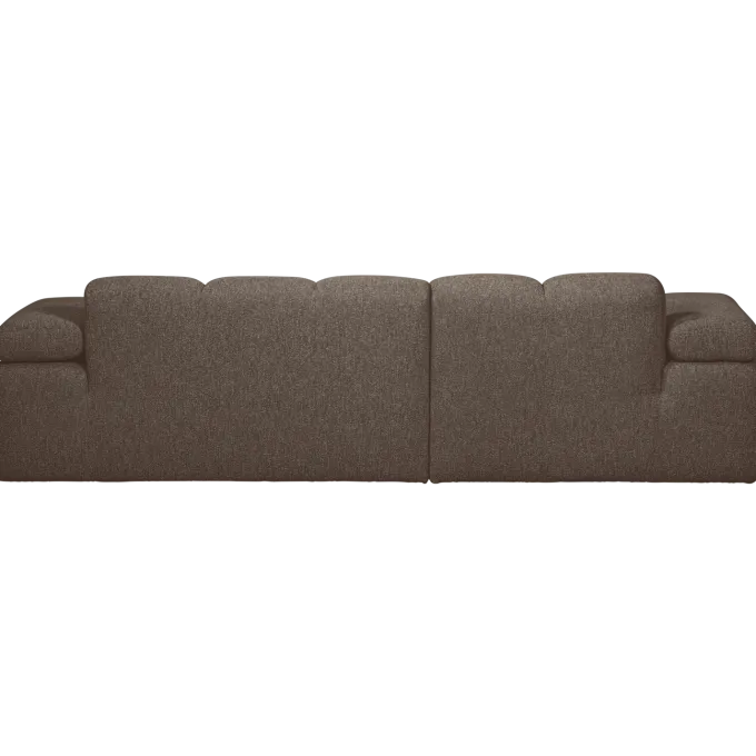 Woood MOJO chaise longue links boucle bruin melange