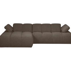Woood MOJO chaise longue links boucle bruin melange