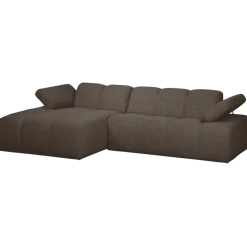 Woood MOJO chaise longue links boucle bruin melange
