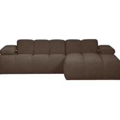 Woood MOJO chaise longue rechts boucle bruin melange