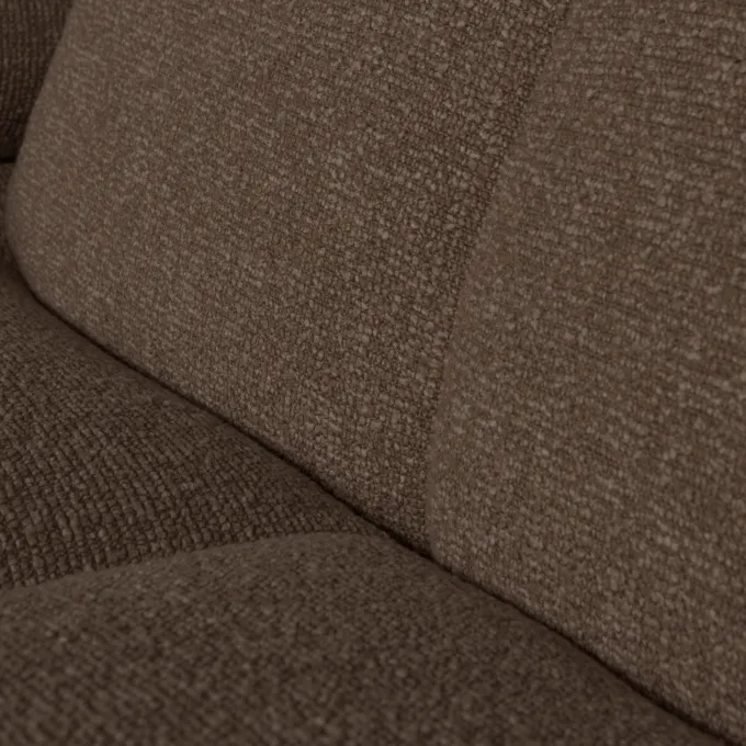 Woood MOJO chaise longue rechts boucle bruin melange
