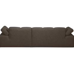 Woood MOJO chaise longue rechts boucle bruin melange