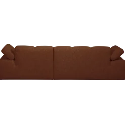Woood MOJO chaise longue rechts boucle roestbruin melange