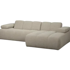 Woood MOJO chaise longue rechts boucle beige melange