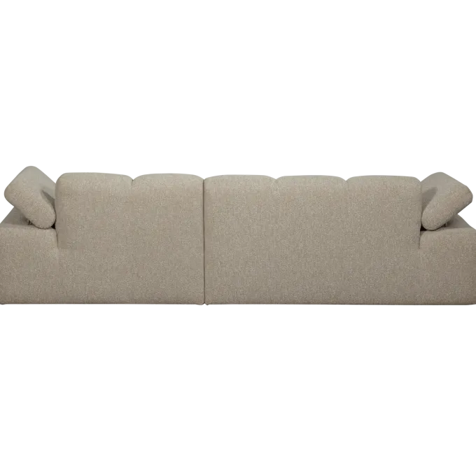 Woood MOJO chaise longue rechts boucle beige melange