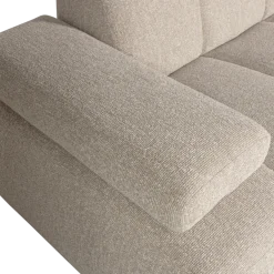 Woood MOJO chaise longue rechts boucle beige melange