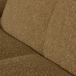 Woood MOJO chaise longue rechts boucle geel bruin melange