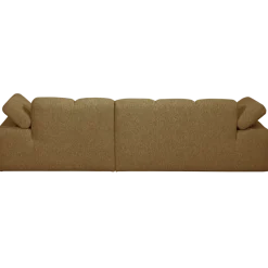 Woood MOJO chaise longue rechts boucle geel bruin melange
