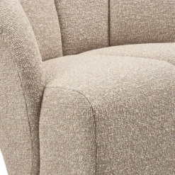 Woood MOJO draaifauteuil boucle beige melange