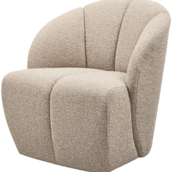 Woood MOJO draaifauteuil boucle beige melange
