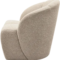 Woood MOJO draaifauteuil boucle beige melange