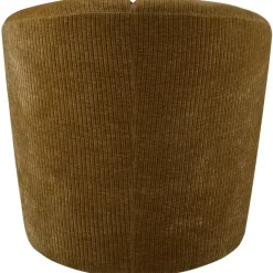 Woood Mojo draaifauteuil geweven ribstof honinggeel