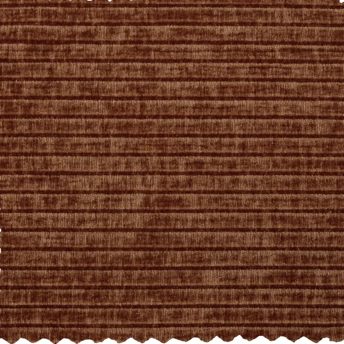 Woood MOJO draaifauteuil geweven ribstof roestbruin