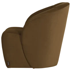 Woood Mojo Draaifauteuil Velvet Honinggeel [FSC]
