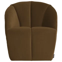 Woood Mojo Draaifauteuil Velvet Honinggeel [FSC]