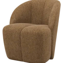 Woood Mojo Draaifauteuil Wollig Honinggeel