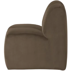 Woood Mojo Eetbank 84 Cm Met Rugleuning Velvet Taupe [FSC]