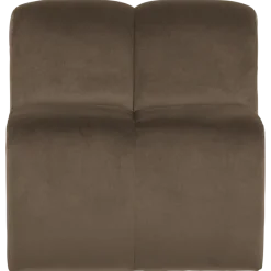 Woood Mojo Eetbank 84 Cm Met Rugleuning Velvet Taupe [FSC]