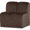 Woood Mojo Eetbank 84 Cm Met Rugleuning Velvet Bruin [FSC]