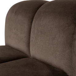 Woood Mojo Eetbank 84 Cm Met Rugleuning Velvet Bruin [FSC]