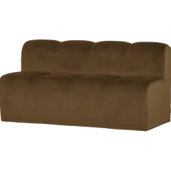 Woood Mojo Eetbank 164 Cm Met Rugleuning Velvet Honinggeel [FSC]