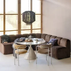 Woood Mojo Eetbank 164 Cm Met Rugleuning Velvet Bruin [FSC]