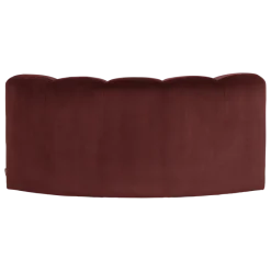Woood Mojo Eetbank Halfronde Hoek Rugleuning Velvet K.Bruin [FSC]