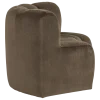 Woood Mojo Eetbank Halfronde Hoek Rugleuning Velvet Taupe [FSC]