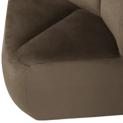 Woood Mojo Eetbank Hoek Met Rugleuning Velvet Taupe [FSC]