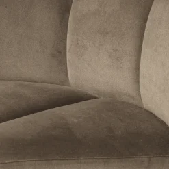 Woood Mojo Eetbank Hoek Met Rugleuning Velvet Khaki [FSC]