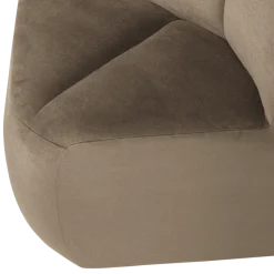 Woood Mojo Eetbank Hoek Met Rugleuning Velvet Khaki [FSC]