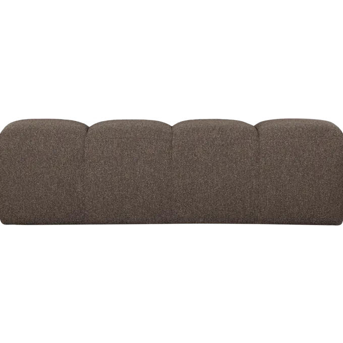 Woood MOJO eetbankje 164CM boucle bruin melange