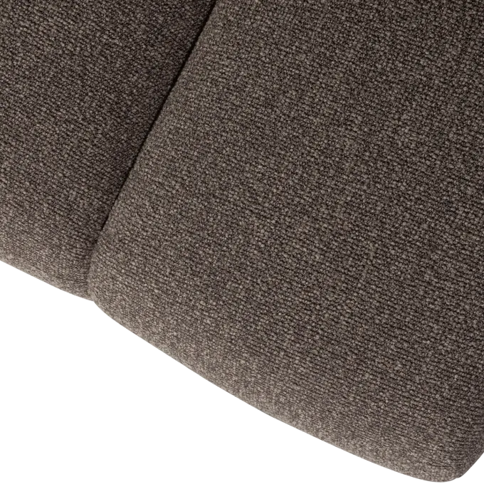 Woood MOJO eetbankje 164CM boucle bruin melange